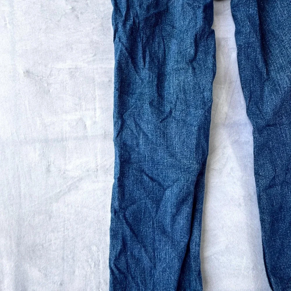 Cat & Jack Straight Jeans Boys 8 Blue Denim Medium Wash Super Stretch Streetwear